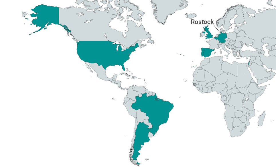 CENTOGENE ROPAD Study Globally Map